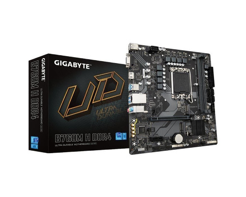 Gigabyte Placa Base B760M H DDR4 mATX LGA1700-SX22 Gigabyte Placa Base B760M H DDR4 mATX LGA1700